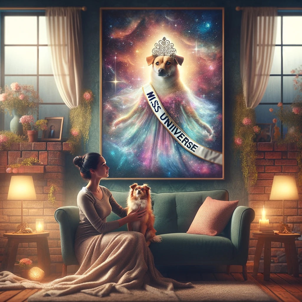 Whimsical Paws - Momo & Sasa Custom Pet Framed Print