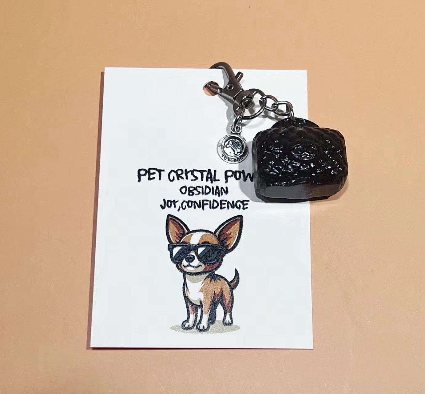 Gem Guardians ā Momo & Sasa Custom Pet Crystal Quartz Tag