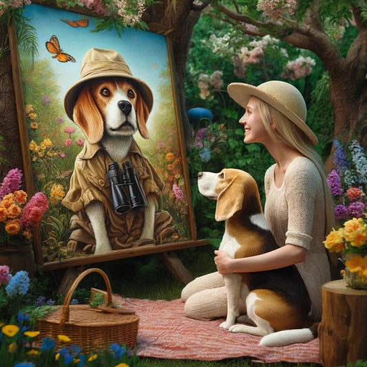 Whimsical Paws - Momo & Sasa Custom Pet Framed Print