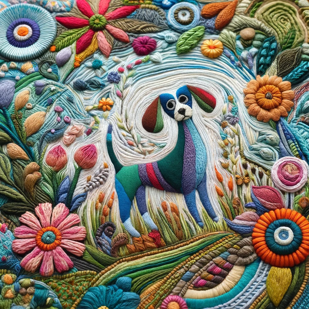 Material Magic - Momo & Sasa Custom Pet Portrait - Pet Imagination