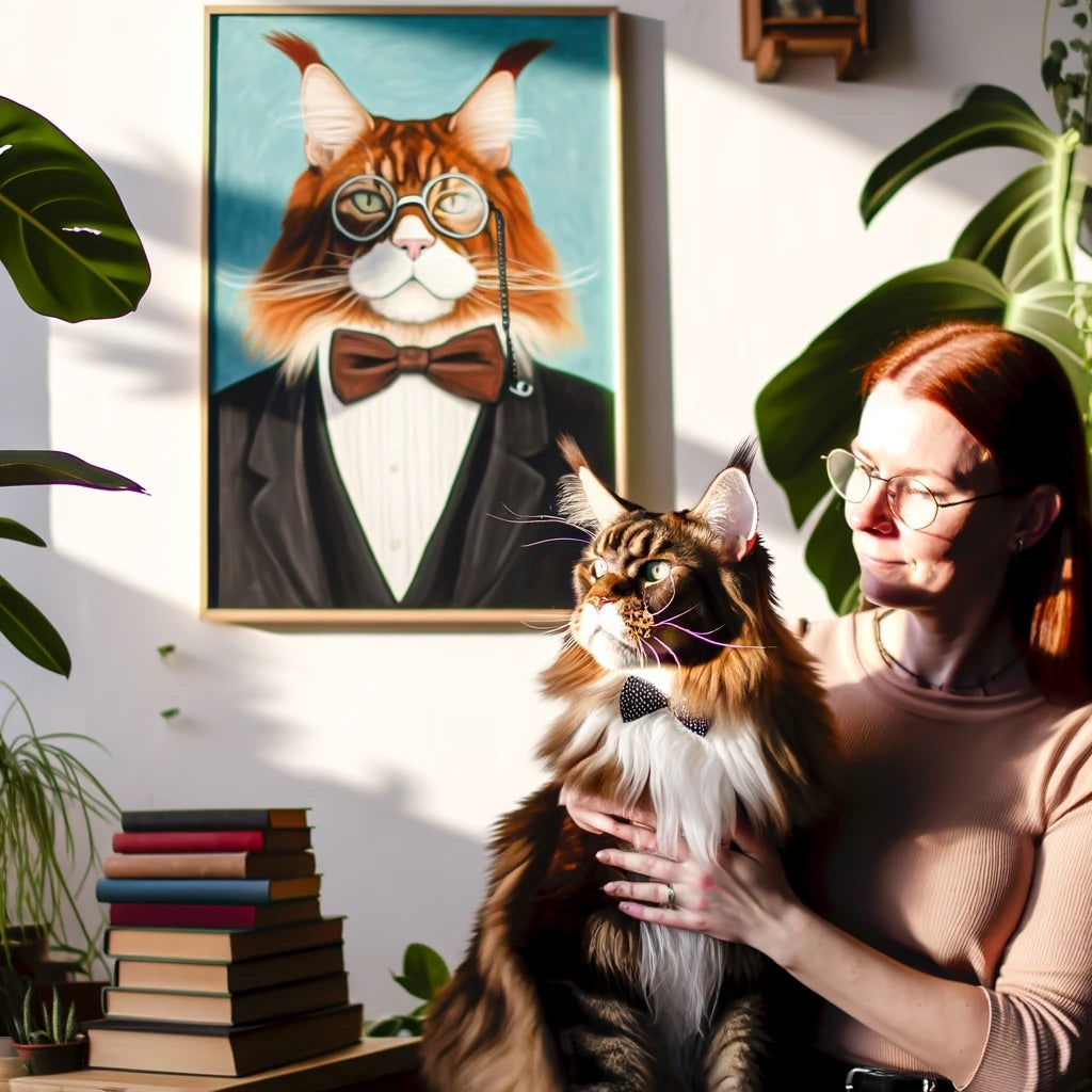 Whimsical Paws - Momo & Sasa Custom Pet Framed Print
