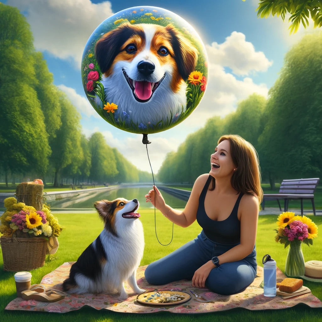 Breezy Bubbles - Momo & Sasa Custom Pet Balloon