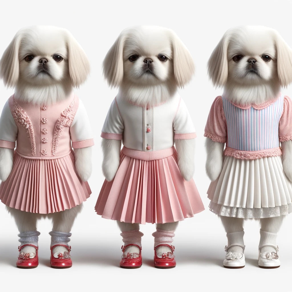 Paws & Pose - Momo & Sasa Custom Pet Portrait - Pet Fashion Model