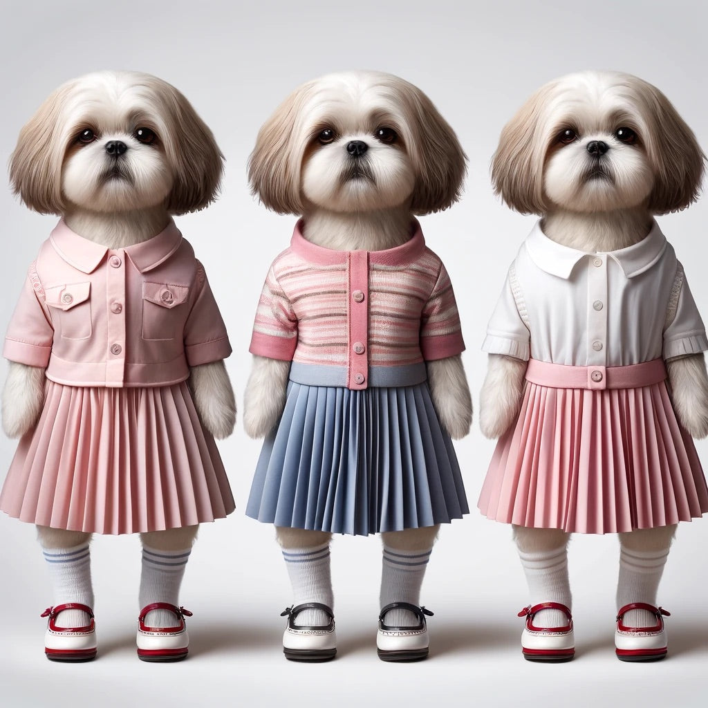 Paws & Pose - Momo & Sasa Custom Pet Portrait - Pet Fashion Model