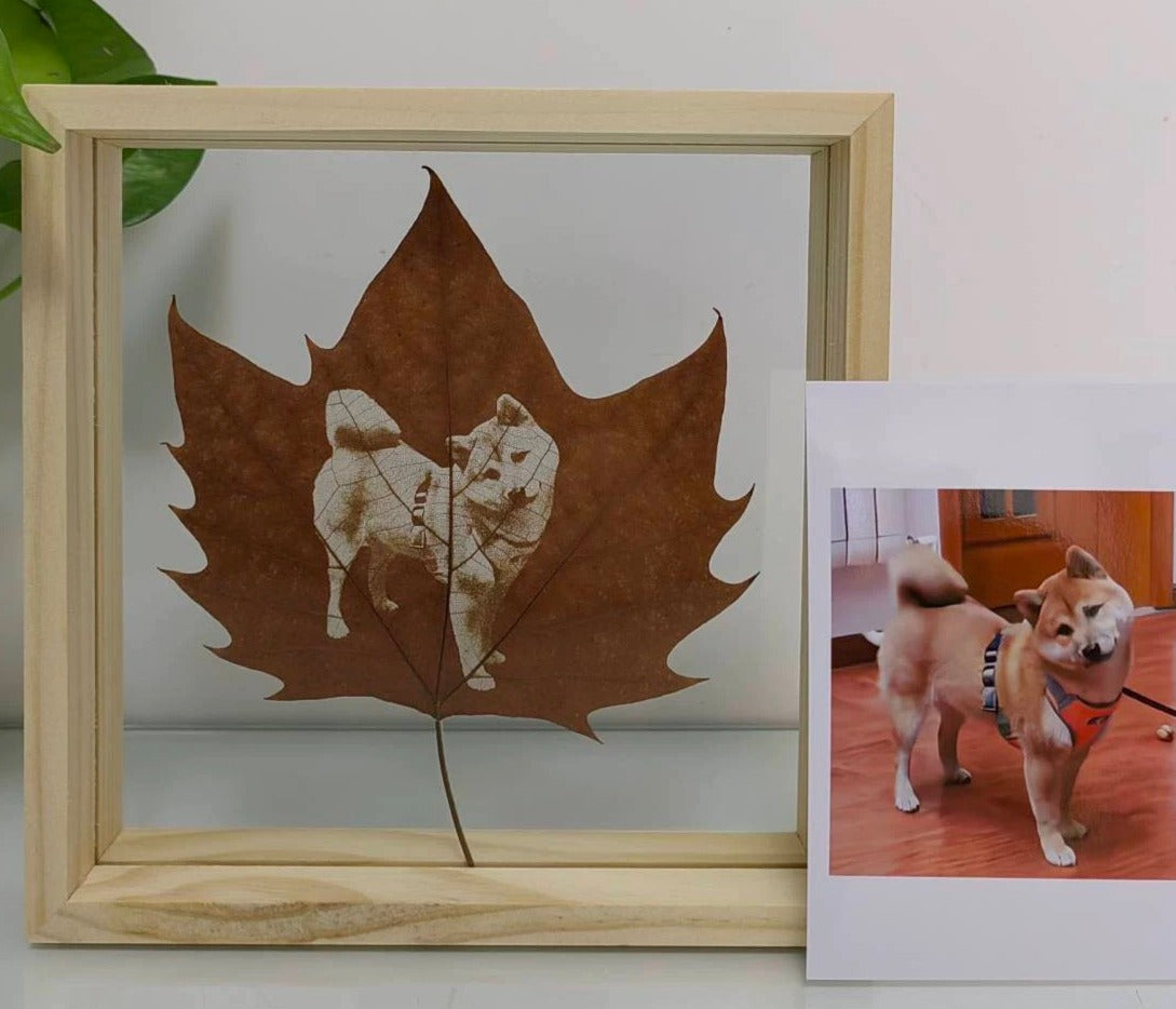 Leafy Likeness β the Momo & Sasa Custom Pet Handicraft - Pet Leaf Carving Art