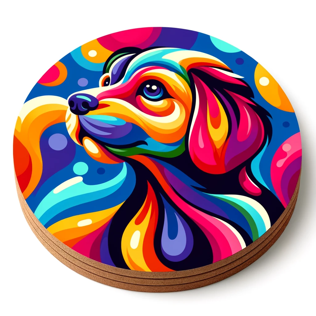Paw Pads - Momo & Sasa Custom Pet Coasters (4 qty)