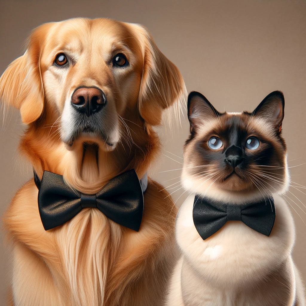 Perfect Pairs - Momo & Sasa Custom Pet Portrait - Pet Couple