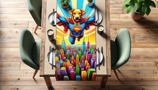 Table Tails - Momo & Sasa Custom Pet Table Runner