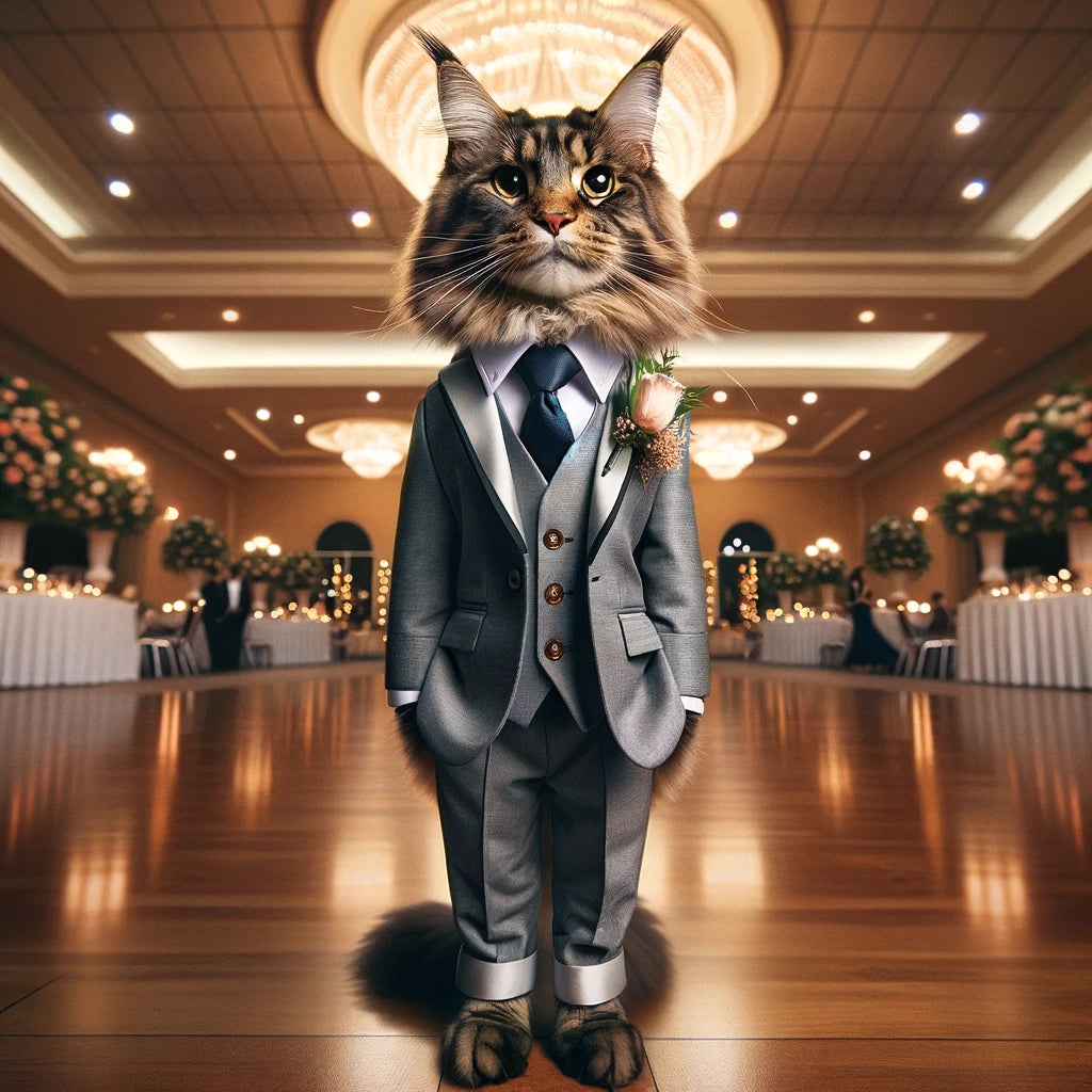 Gala Tails - Momo & Sasa Custom Pet Portrait - Pet Prom