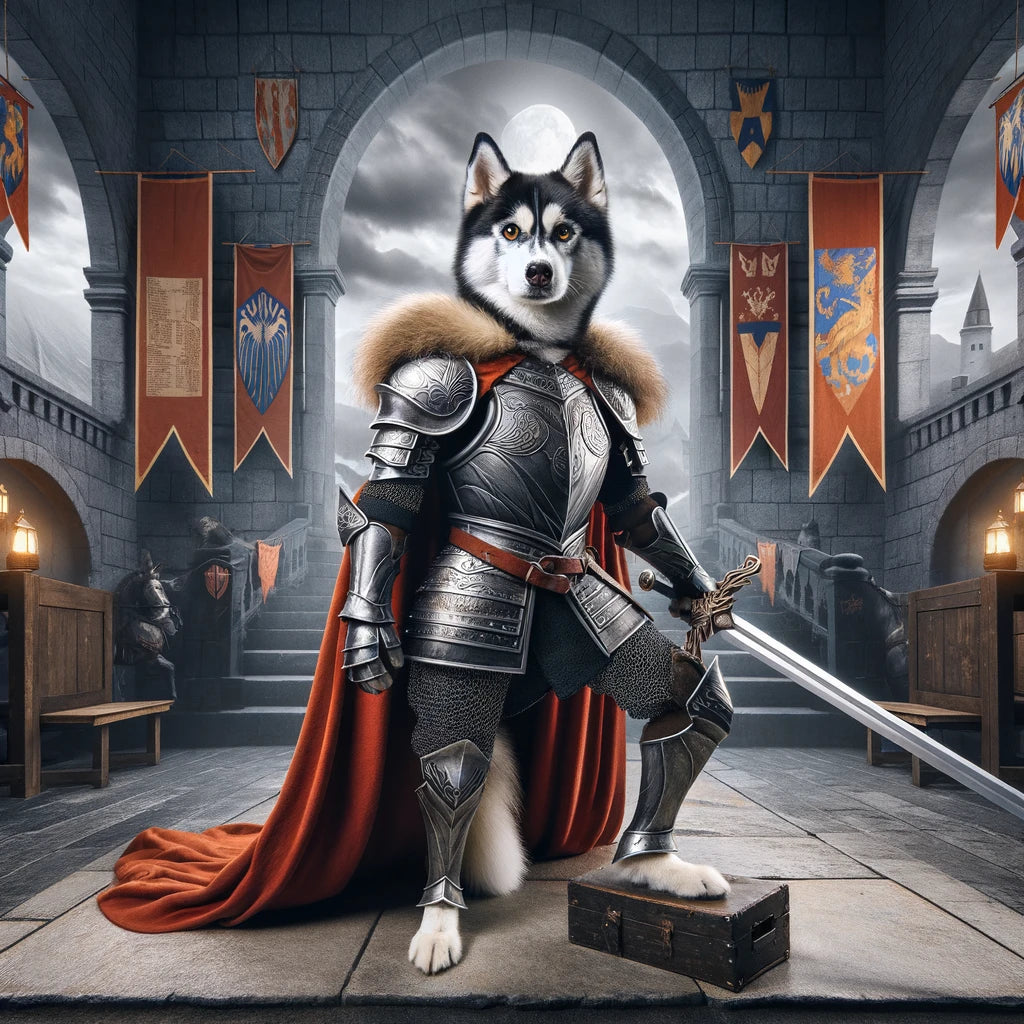 Paws & Prestige - Momo & Sasa Custom Pet Portrait - Pet Fantasy World