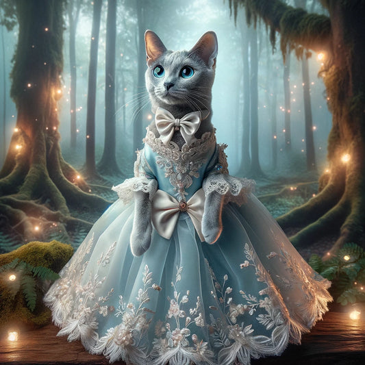 Paws & Prestige - Momo & Sasa Custom Pet Portrait - Pet Fantasy World