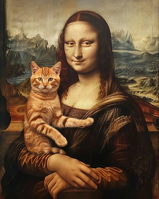 Masterful Muzzles - Momo & Sasa Custom Pet Portrait - Pet In Masterworks