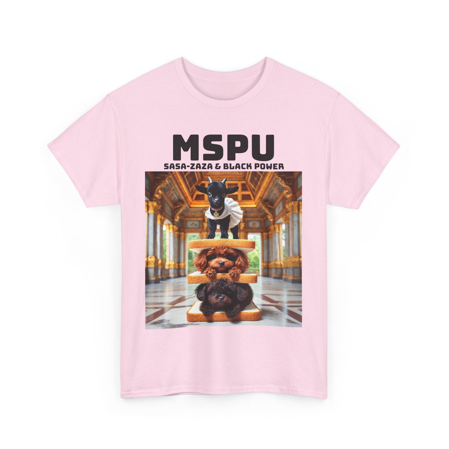 MSPU Sasa-Zaza T-shirt - Black Power