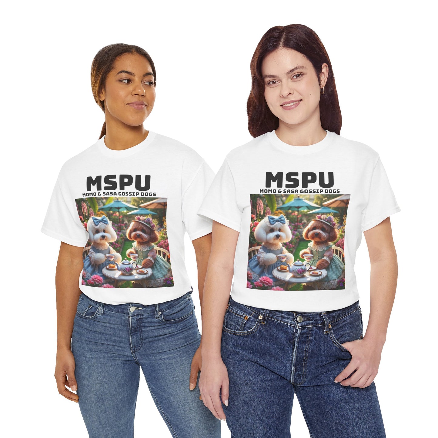 MSPU Momo & Sasa T-shirt - Gossip Dogs