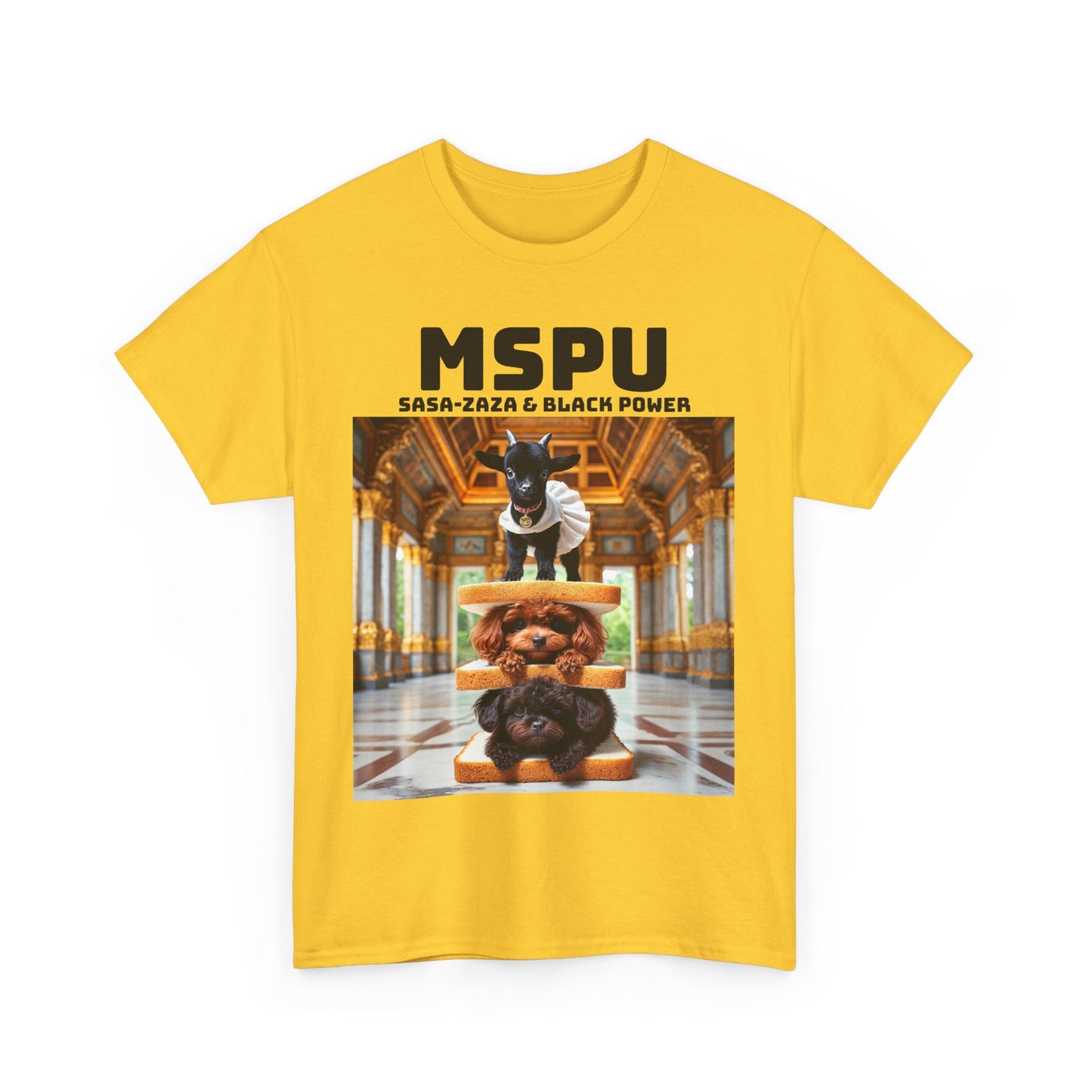 MSPU Sasa-Zaza T-shirt - Black Power