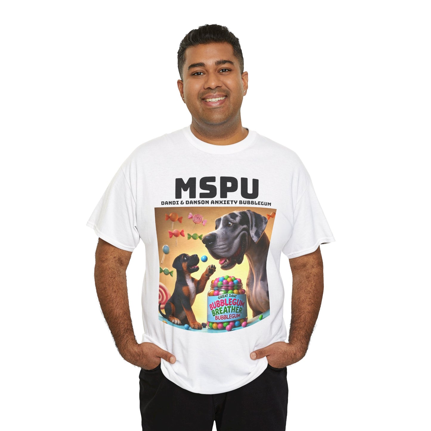 MSPU Candy Fan T-shirt - Anxiety Bubblegum