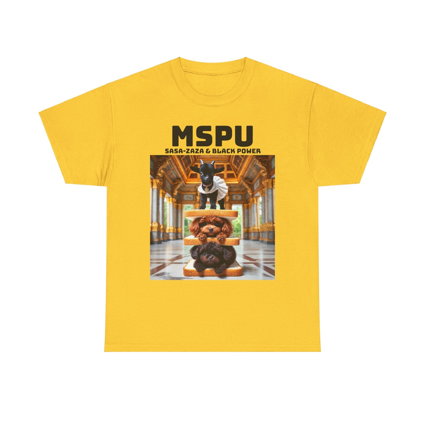 MSPU Sasa-Zaza T-shirt - Black Power