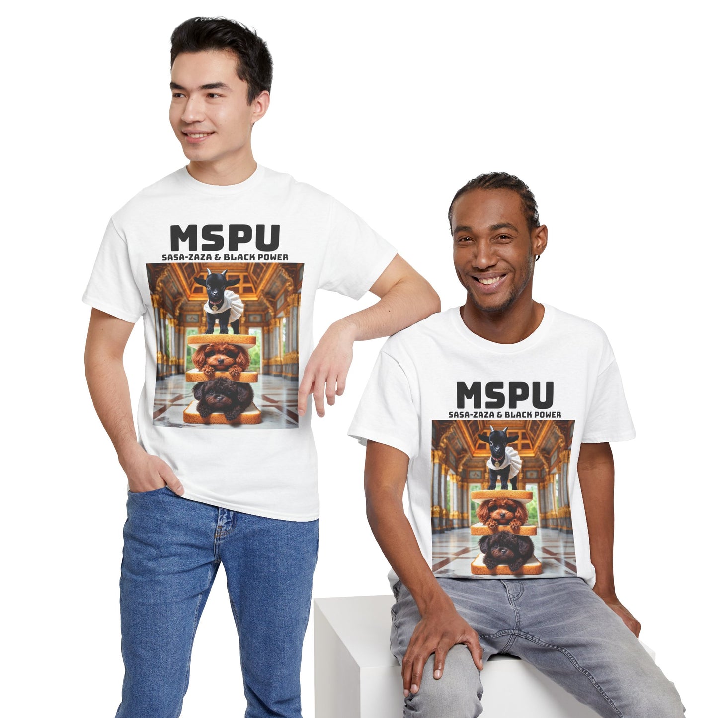 MSPU Sasa-Zaza T-shirt - Black Power