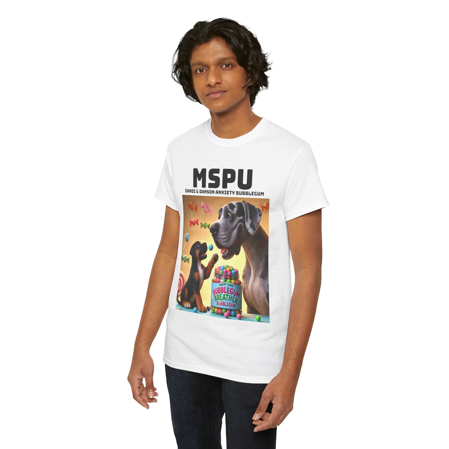 MSPU Candy Fan T-shirt - Anxiety Bubblegum