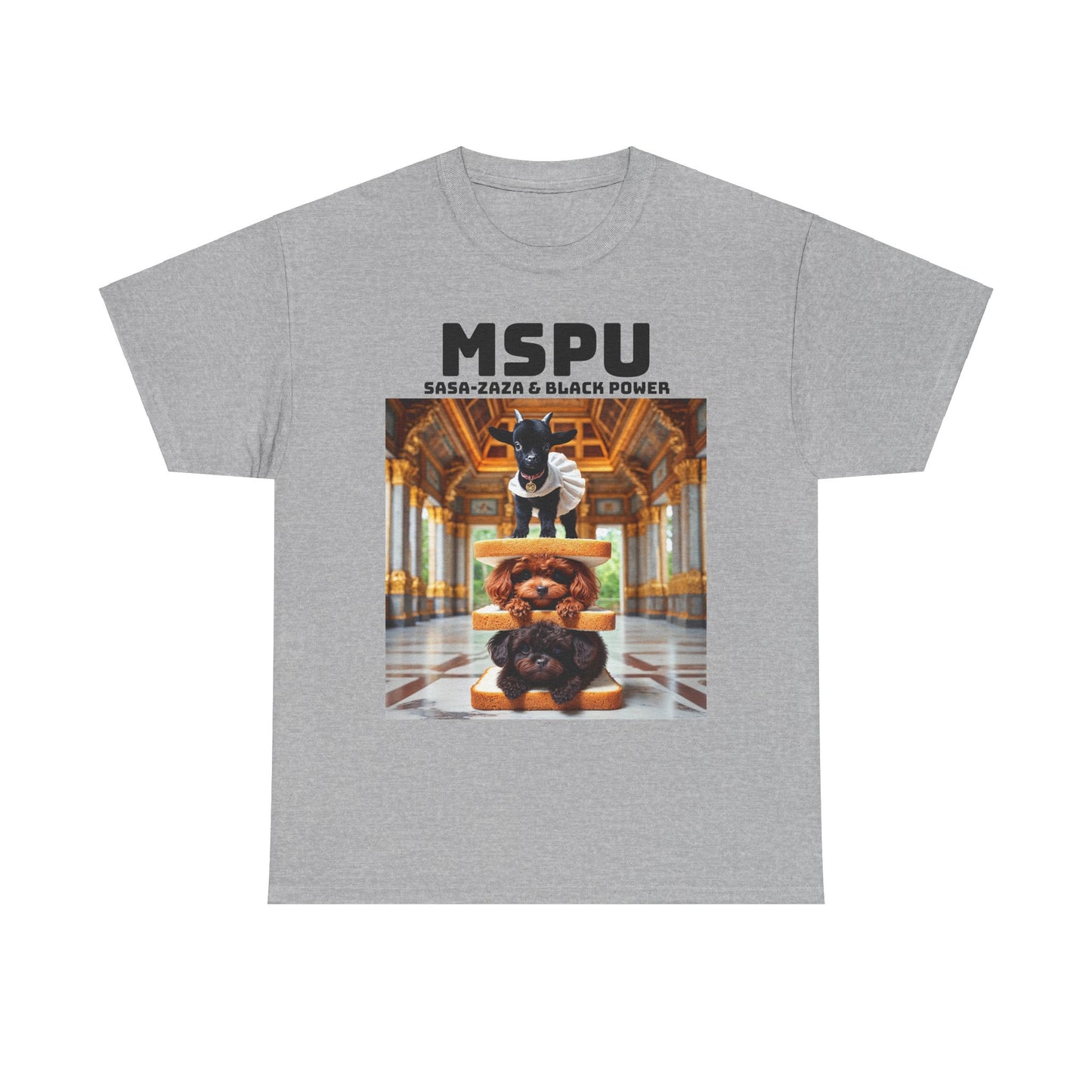 MSPU Sasa-Zaza T-shirt - Black Power