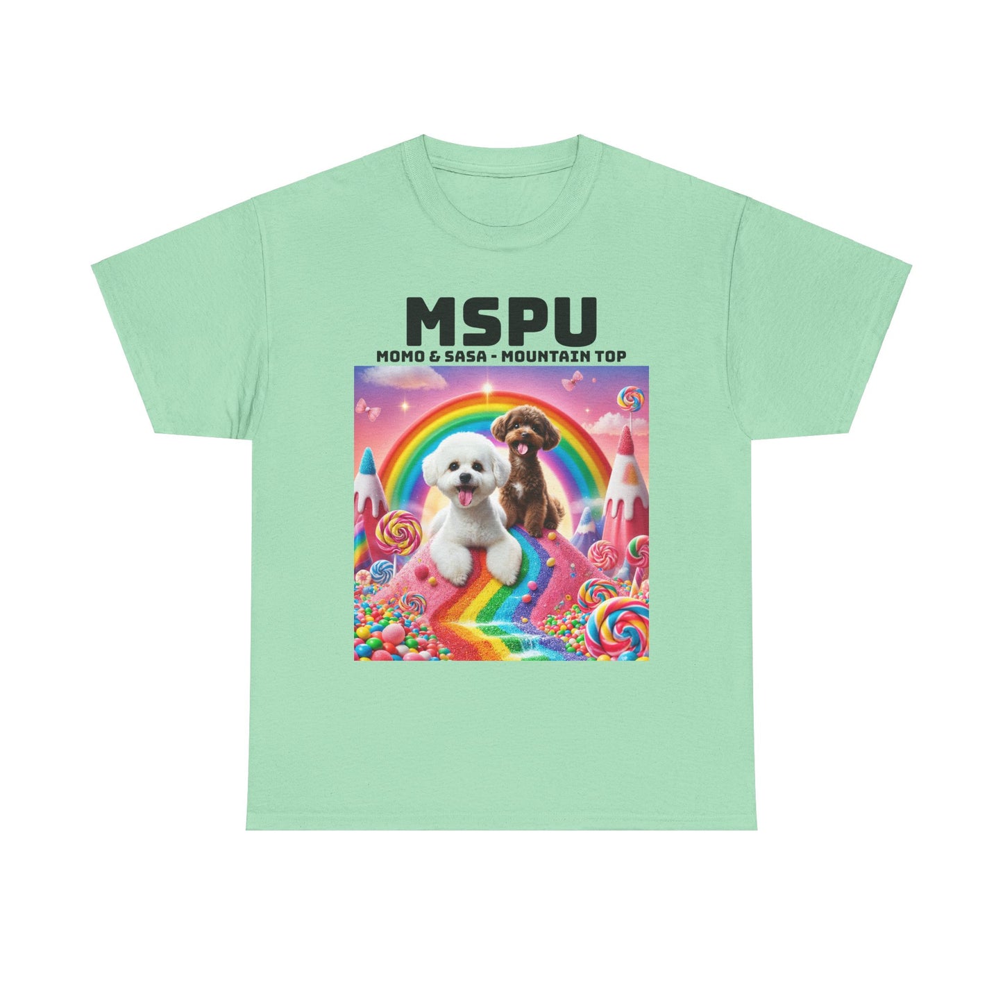 MSPU Momo & Sasa T-shirt - On the Top of the Mountain