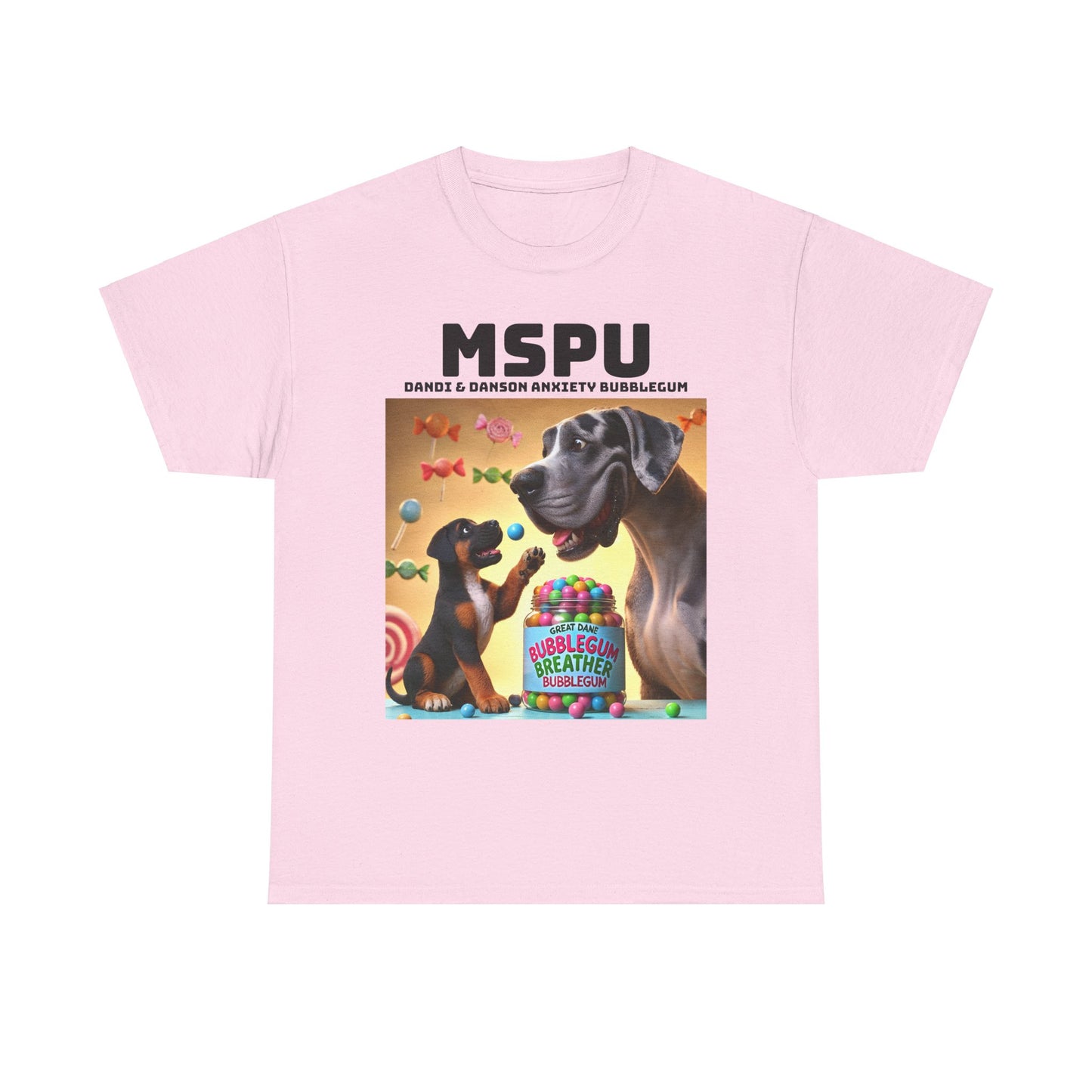 MSPU Candy Fan T-shirt - Anxiety Bubblegum