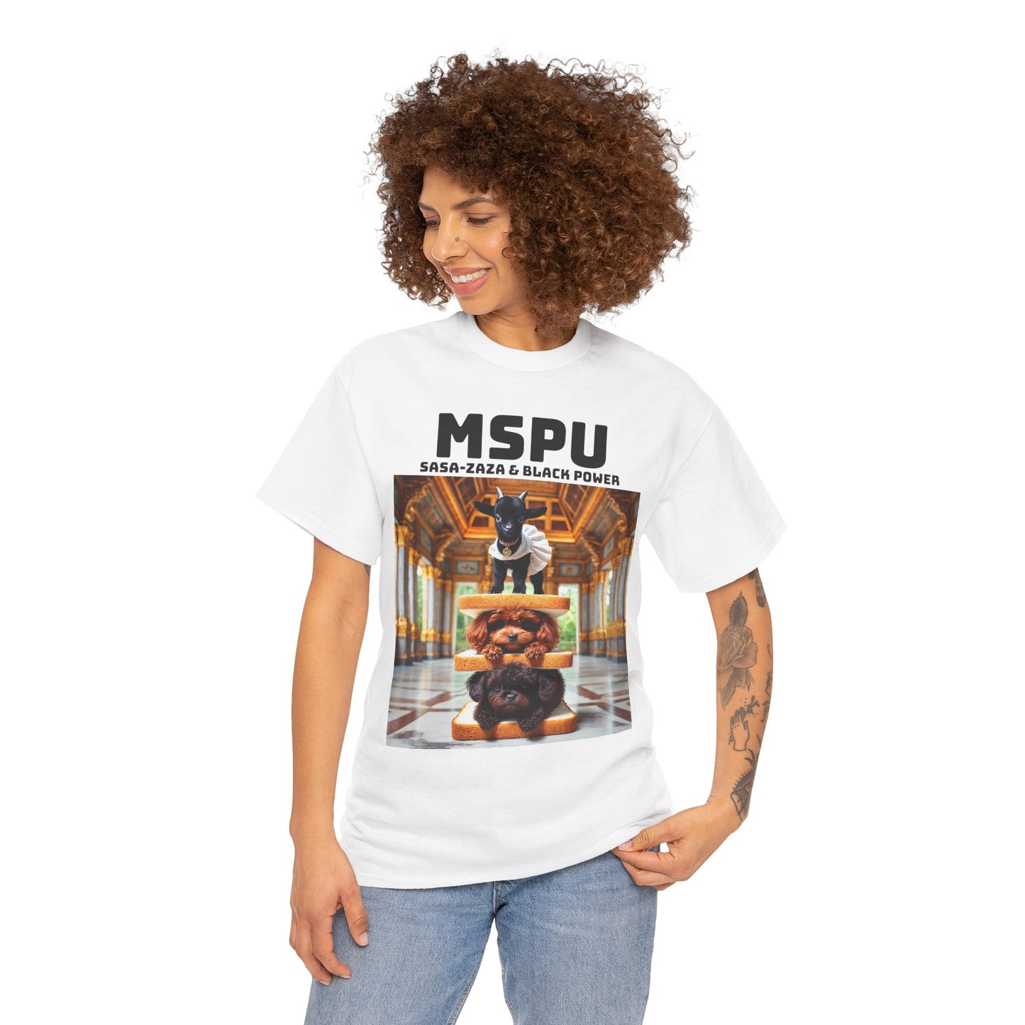 MSPU Sasa-Zaza T-shirt - Black Power