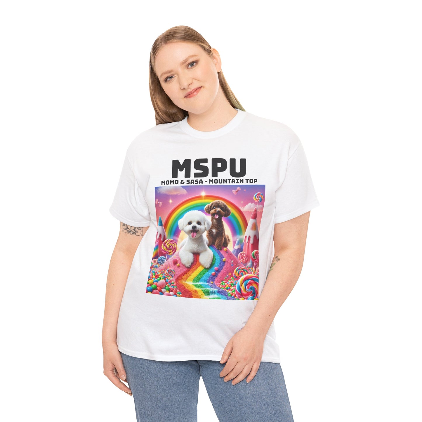 MSPU Momo & Sasa T-shirt - On the Top of the Mountain