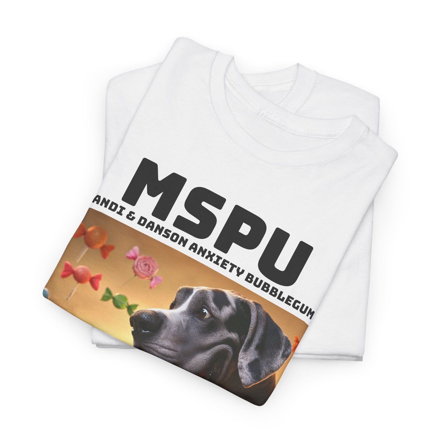 MSPU Candy Fan T-shirt - Anxiety Bubblegum