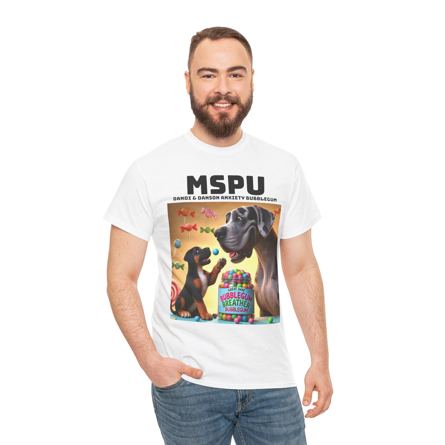 MSPU Candy Fan T-shirt - Anxiety Bubblegum