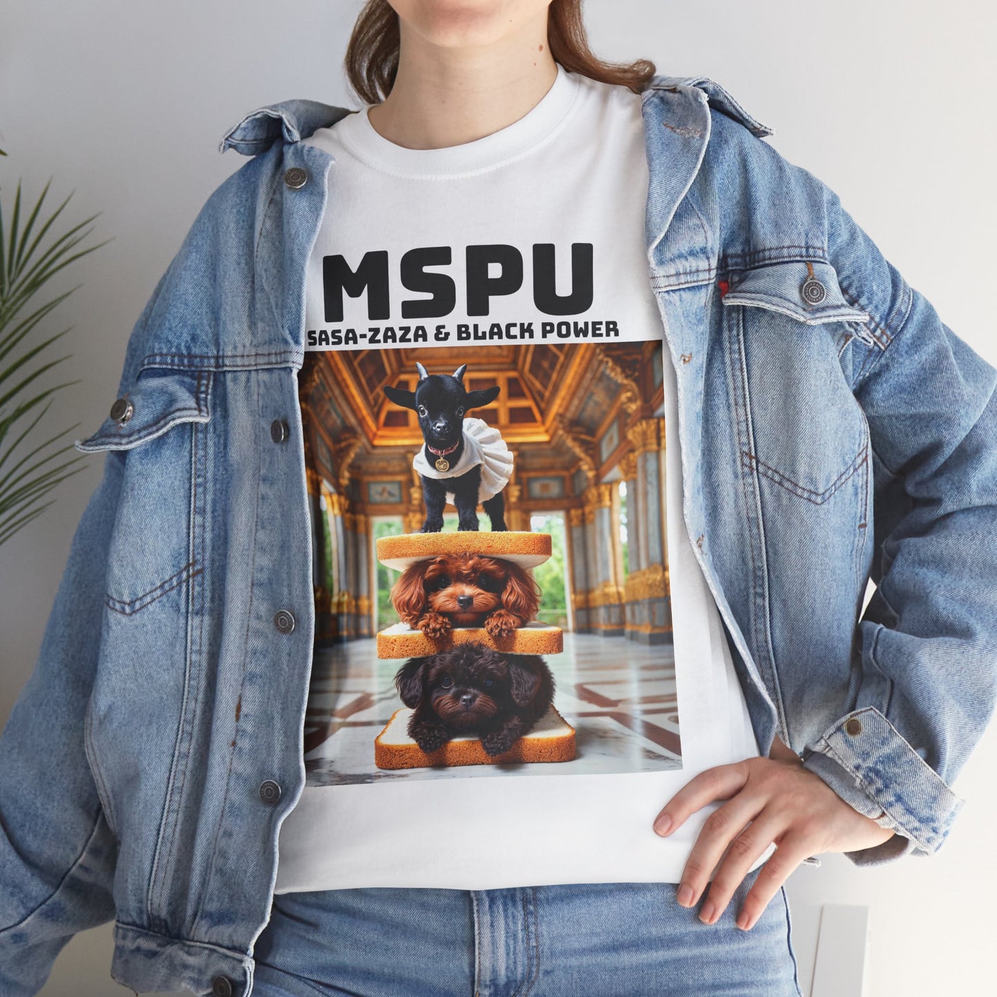 MSPU Sasa-Zaza T-shirt - Black Power