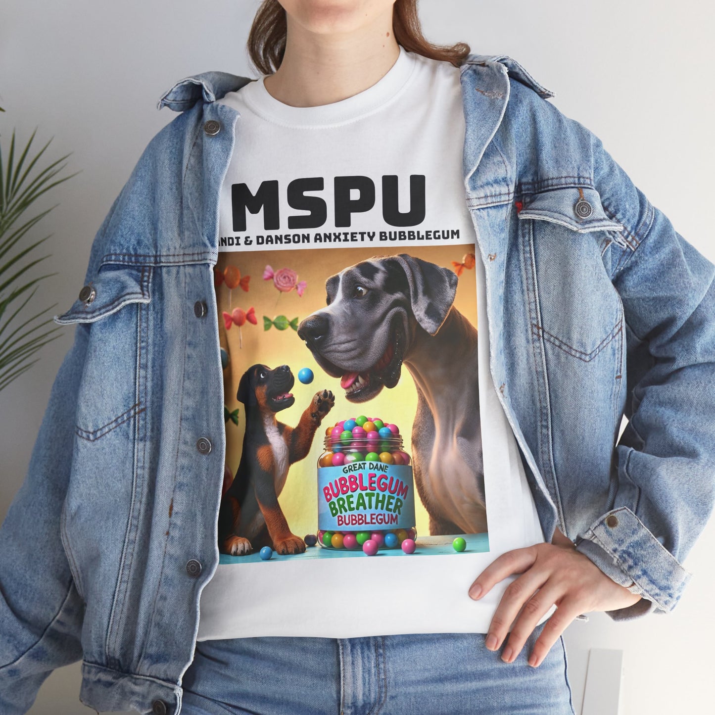 MSPU Candy Fan T-shirt - Anxiety Bubblegum