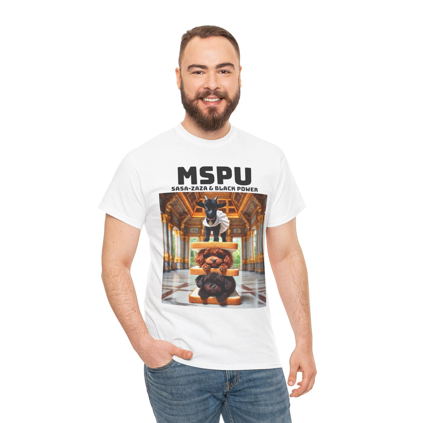 MSPU Sasa-Zaza T-shirt - Black Power