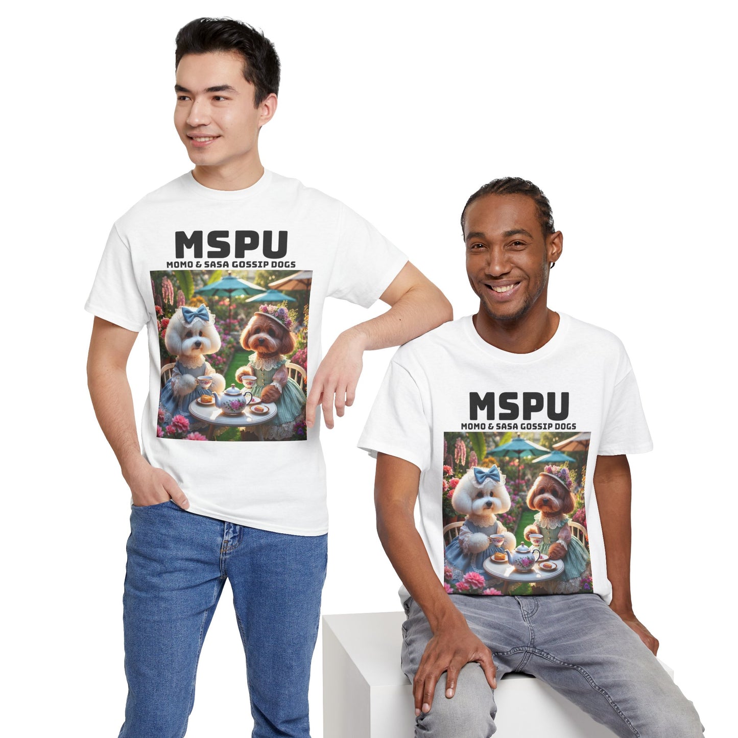 MSPU Momo & Sasa T-shirt - Gossip Dogs