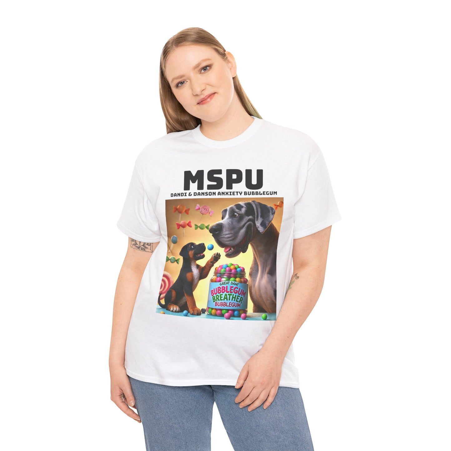 MSPU Candy Fan T-shirt - Anxiety Bubblegum