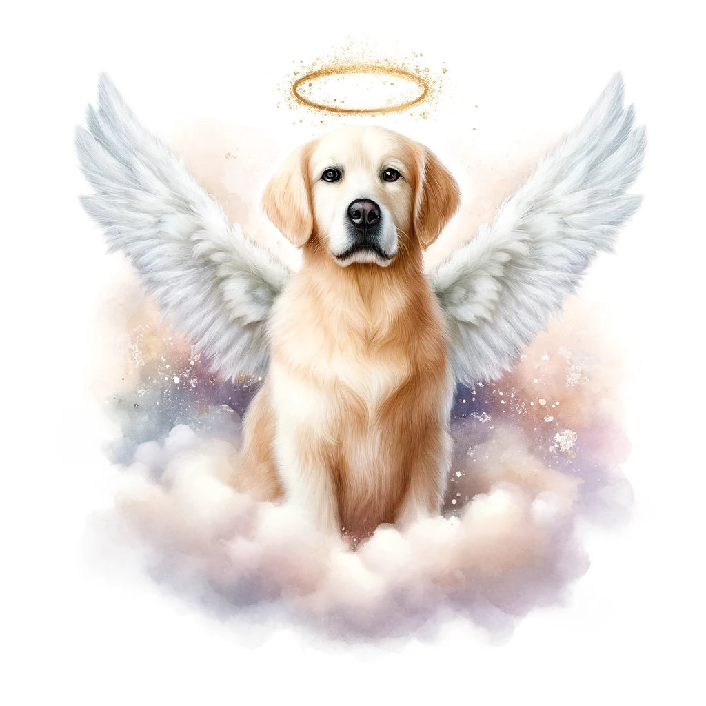 Heavenly Tails - Momo & Sasa Custom Pet Portrait - Pet Angel