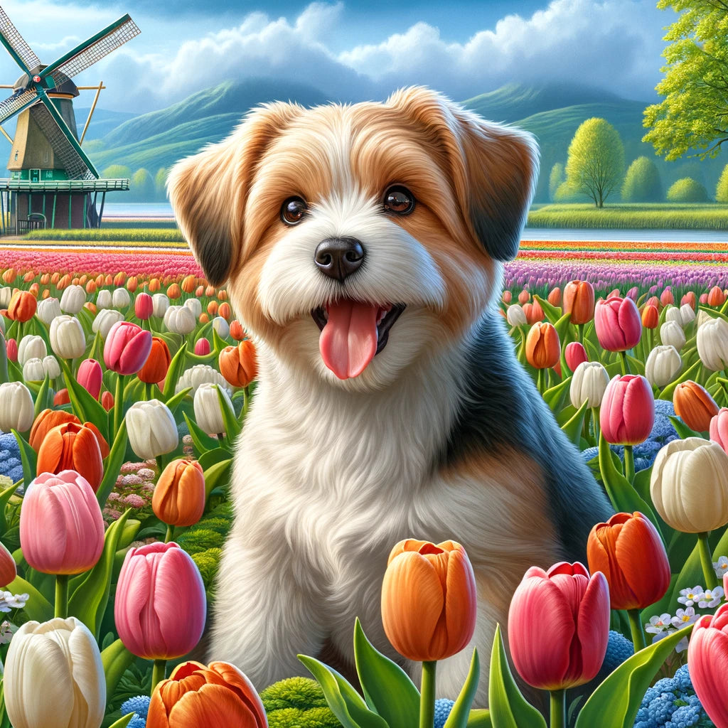 Cultural Canines - Momo & Sasa Custom Pet Portrait - Pet In European Culture