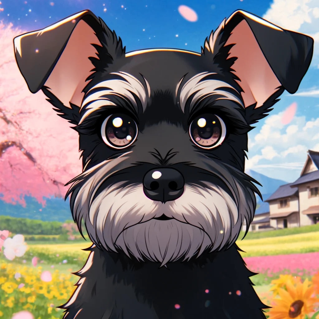 Pawsome Profile - Momo & Sasa Custom Pet Portrait - Pet Anime Profile Picture