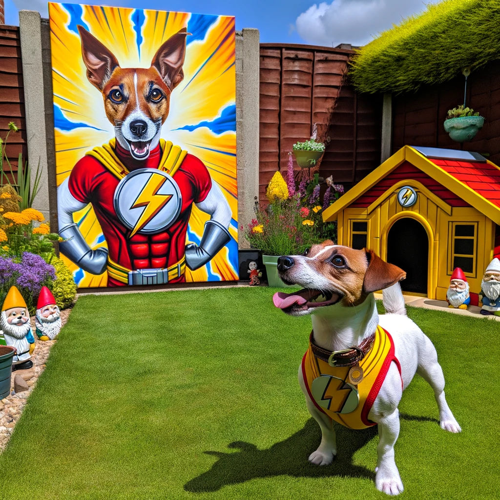 Heroic Hounds - Momo & Sasa Custom Pet Portrait - Pet Superhero