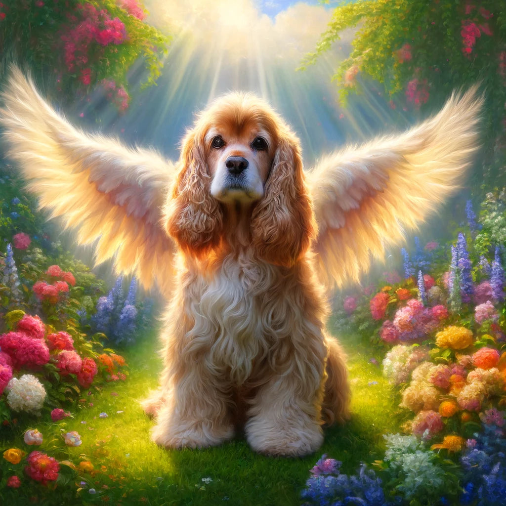 Heavenly Tails - Momo & Sasa Custom Pet Portrait - Pet Angel