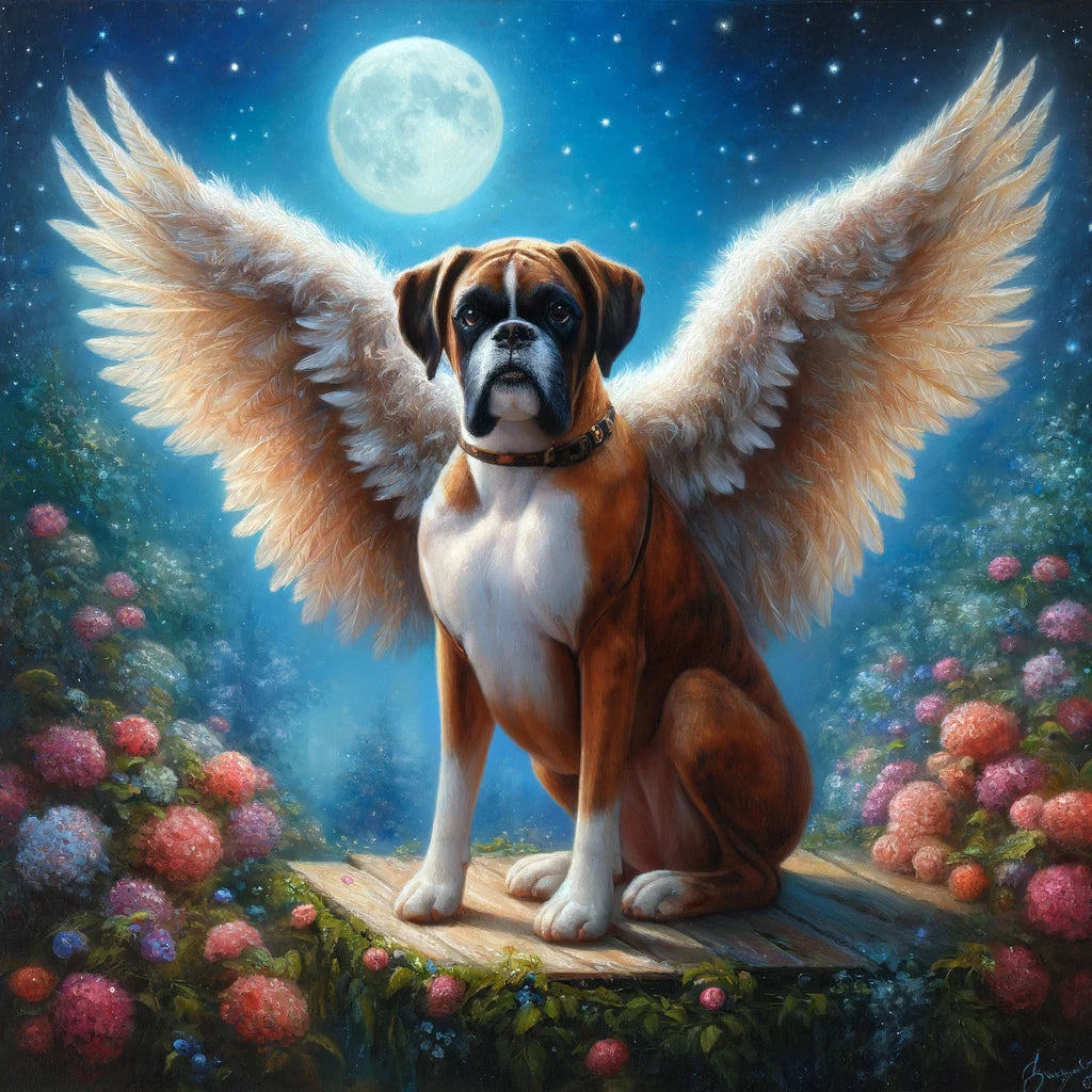 Heavenly Tails - Momo & Sasa Custom Pet Portrait - Pet Angel