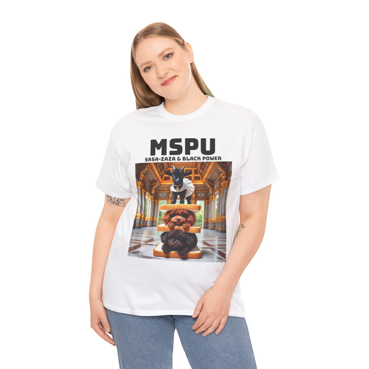 MSPU Sasa-Zaza T-shirt - Black Power