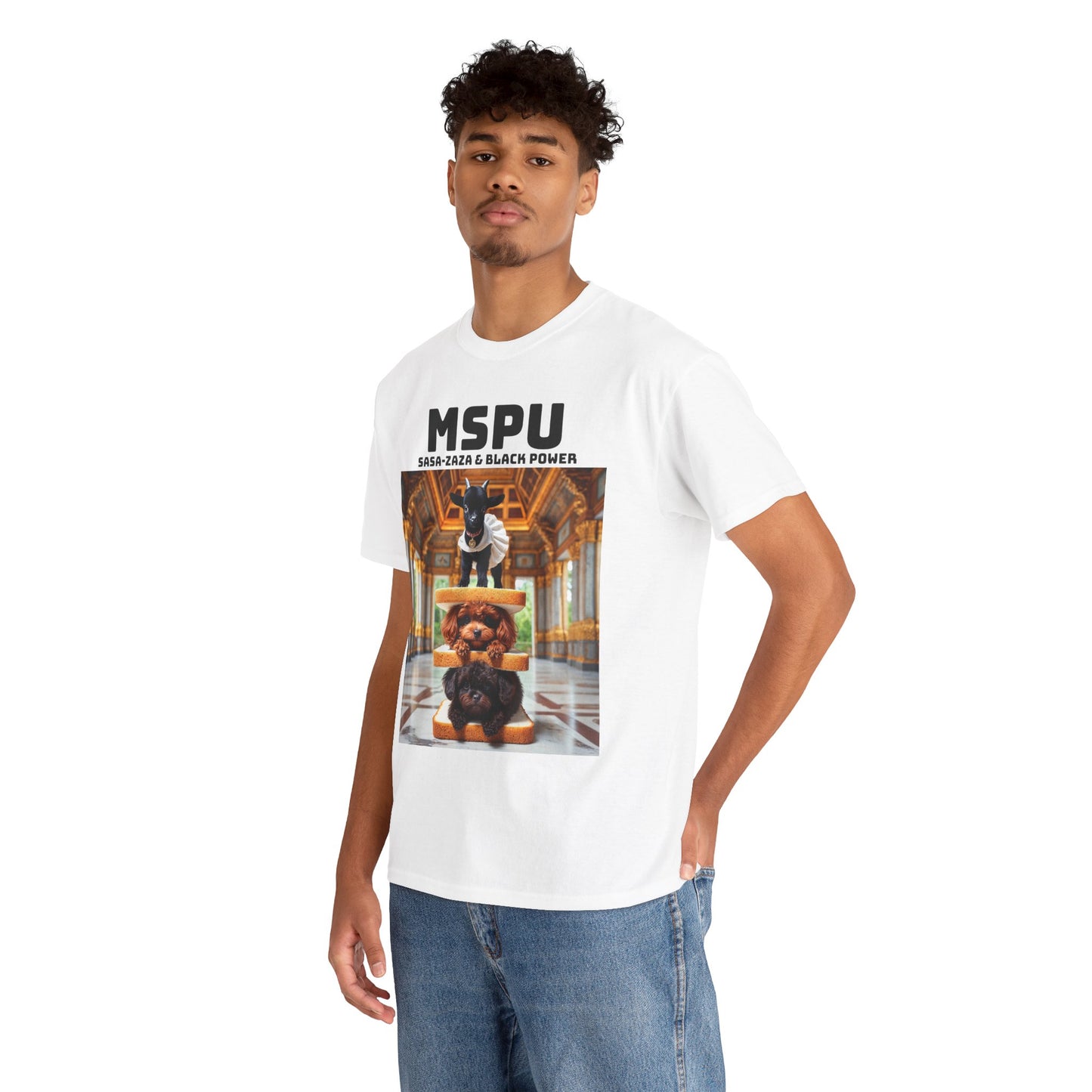 MSPU Sasa-Zaza T-shirt - Black Power