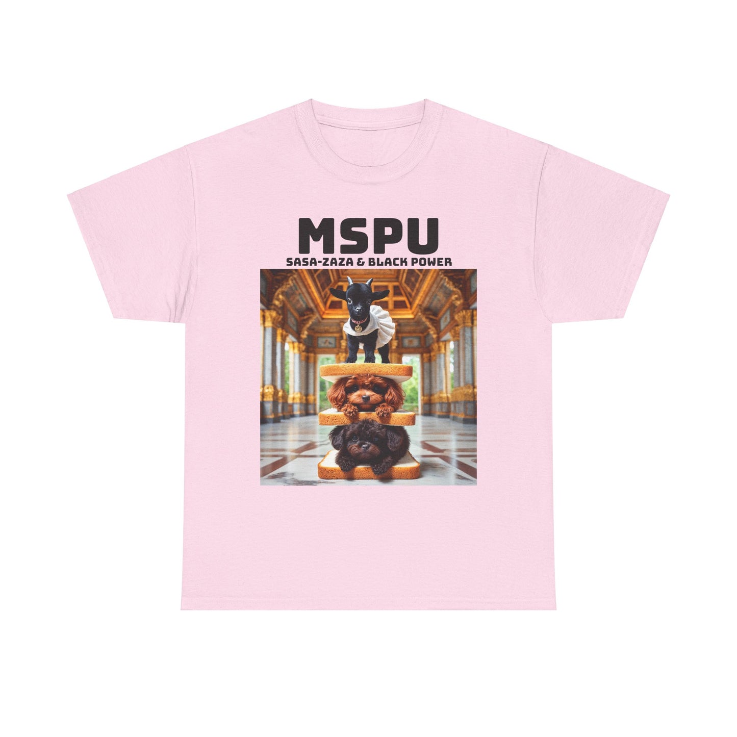 MSPU Sasa-Zaza T-shirt - Black Power