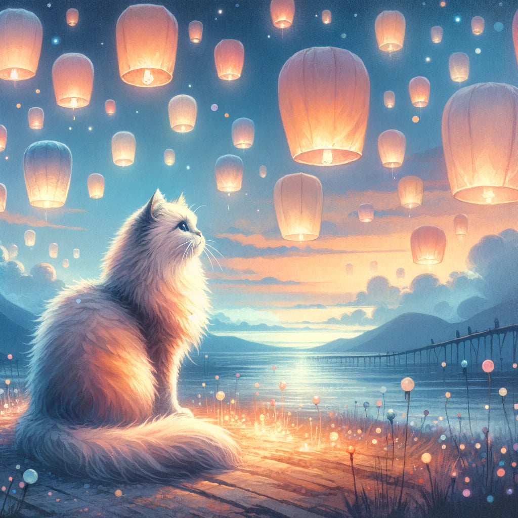 Pawsitively Dreamy - Momo & Sasa Custom Pet Portrait - Pet Dream