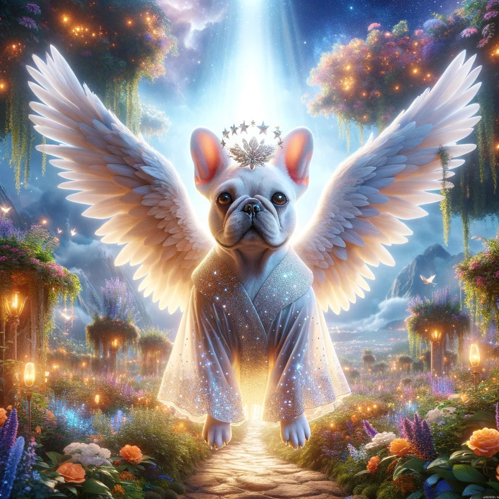 Heavenly Tails - Momo & Sasa Custom Pet Portrait - Pet Angel