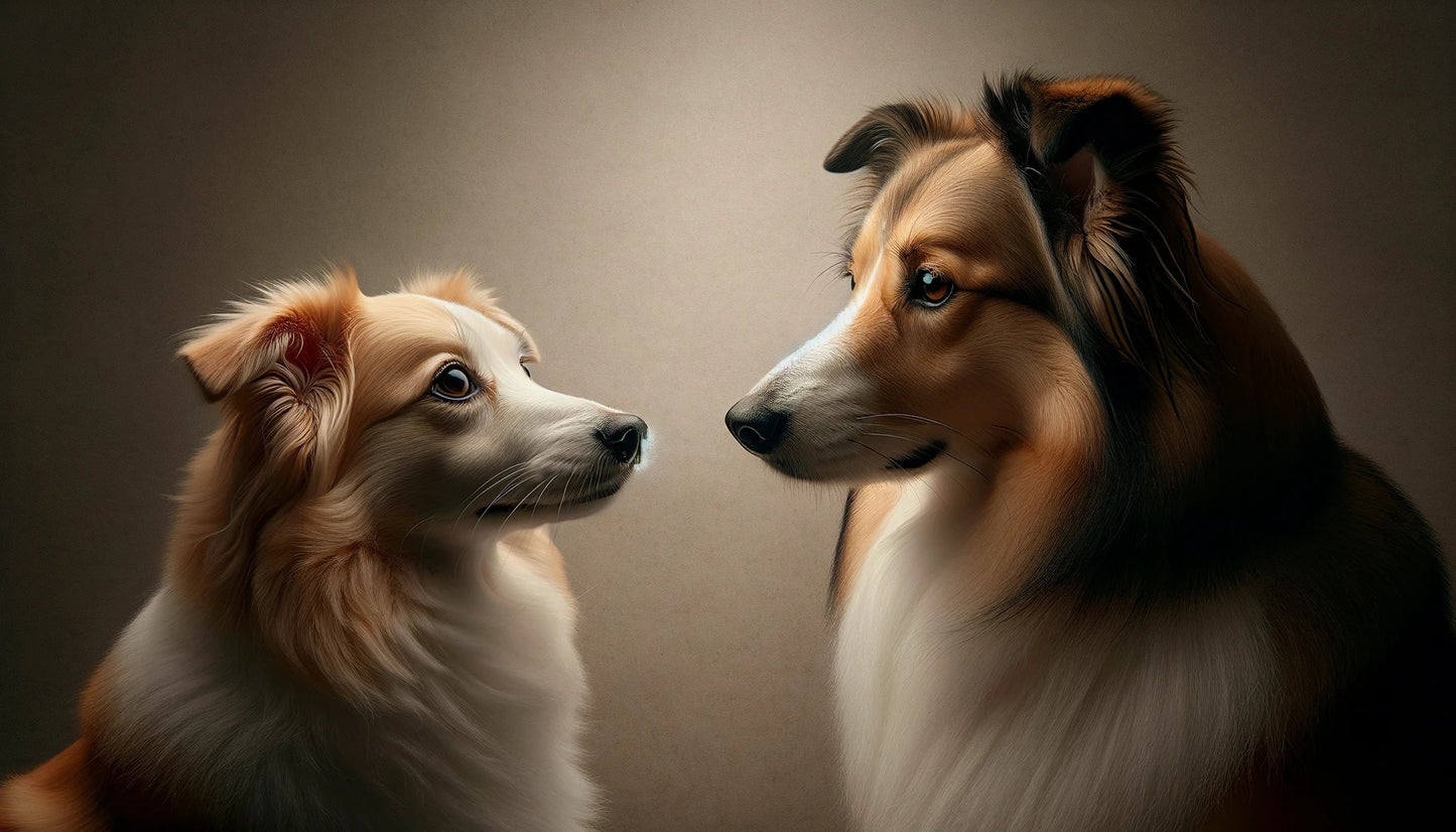 Paws & Reflect - Momo & Sasa Custom Pet Portrait - Pet Hype realistic Photography