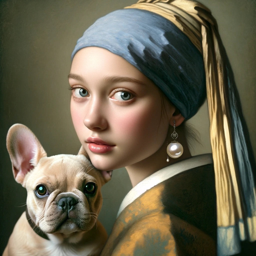 Masterful Muzzles - Momo & Sasa Custom Pet Portrait - Pet In Masterworks