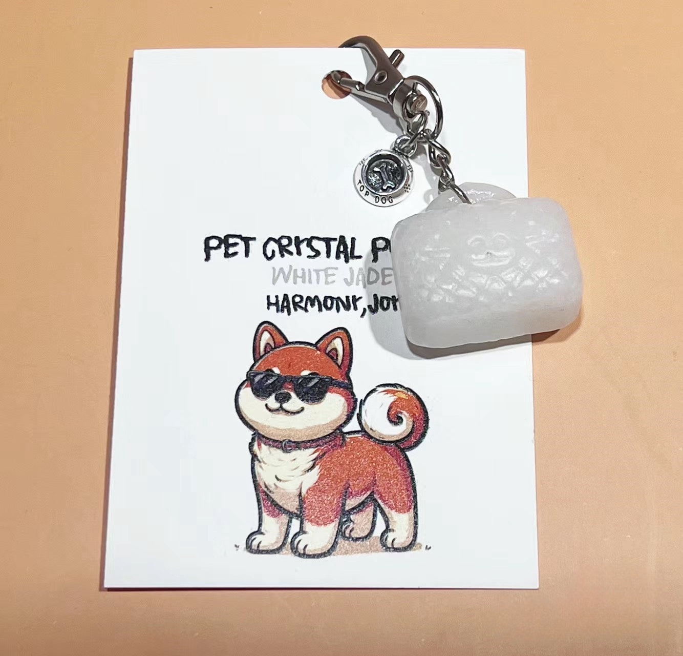 Gem Guardians – Momo & Sasa Custom Pet Crystal Quartz Tag