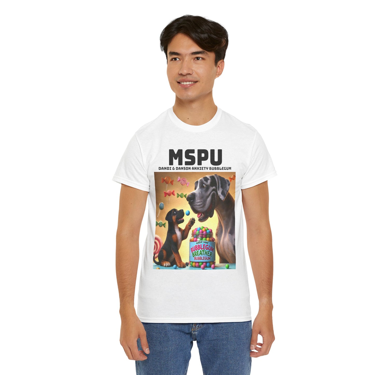 MSPU Candy Fan T-shirt - Anxiety Bubblegum